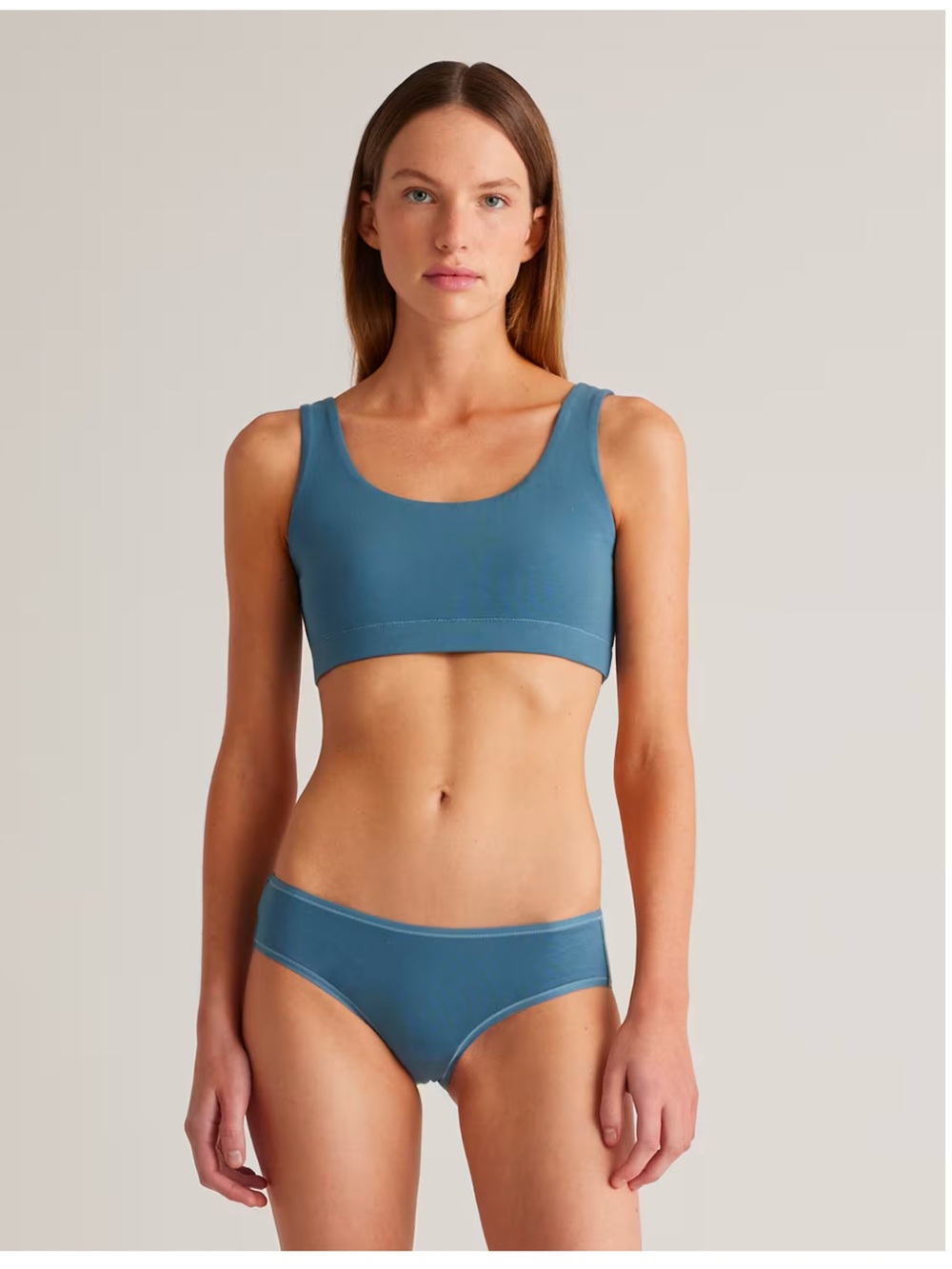 Quince Organic Cotton Tank Bralette (2-pack)